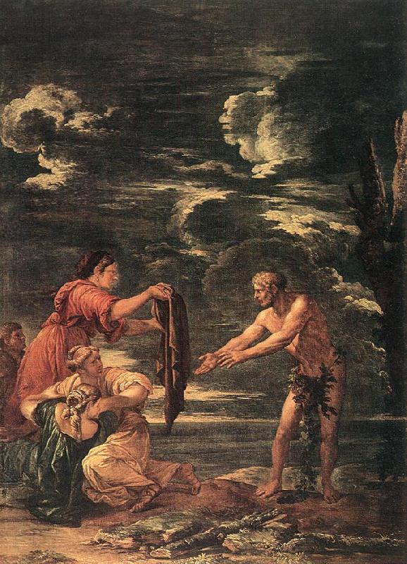 ROSA, Salvator Odysseus and Nausicaa st Spain oil painting art